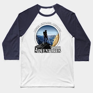 Outdoor Adventures - Hiking in Color 001 Baseball T-Shirt